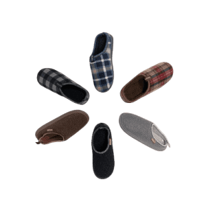 Muk Luks Men's Plaid Fleece Comfort Clog Slippers: $7.99