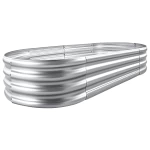 Galvanized Raised Garden Bed Kit: $30