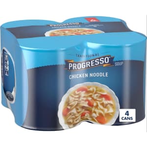 Progresso Traditional 19 oz. Chicken Noodle Soup Can 4-Pack: $2.96 Progresso Traditional 19 oz. Chicken Noodle Soup Can 4-Pack: $2.96
