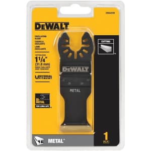 DeWalt Oscillating Titanium Metal Blade: $12.99