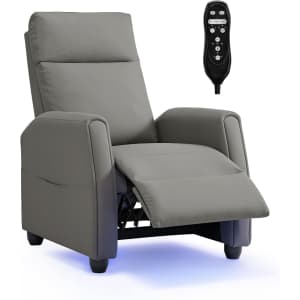 PU Leather Recliner Chair: $140
