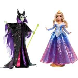 Mattel Disney Collector Maleficent & Aurora Fashion Dolls: $44.97