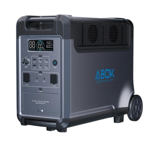 ABOK 3,600W 3,840Wh LiFePO4 Portable Power Station: $1,209.45 ABOK 3,600W 3,840Wh LiFePO4 Portable Power Station: $1,209.45