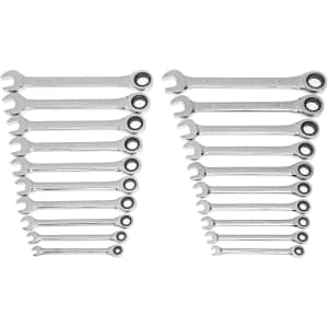 Gearwrench 20-Piece Ratcheting Combination Wrench Set: $62 Gearwrench 20-Piece Ratcheting Combination Wrench Set: $62
