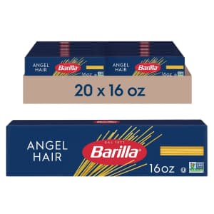 Barilla Angel Hair Pasta 16-oz. Box 20-Pack: $16.40 Barilla Angel Hair Pasta 16-oz. Box 20-Pack: $16.40