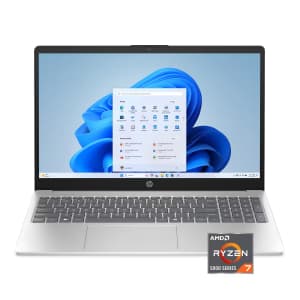 HP Ryzen 7 15.6" FHD Laptop w/ 1TB SSD: $500