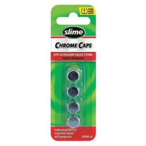 Slime Chrome Metal Valve Stem Caps 4-Pack: $2.64