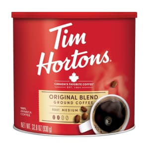 Tim Hortons Original Blend Medium Roast Ground Coffee 33-oz. Canister: $13