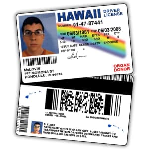 McLovin ID Driver License: $5.49