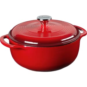 Lodge 4.5-Quart Enameled Cast Iron Dutch Oven w/ Lid: $63