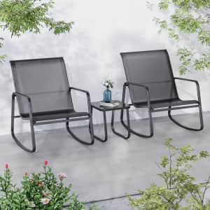 Ainfox 3-Piece Outdoor Bistro Set: $50