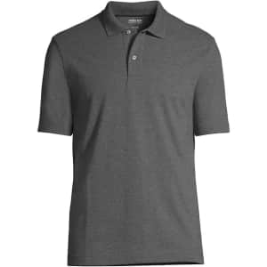 Lands' End Men's Basic Mesh Polo Shirt: $14