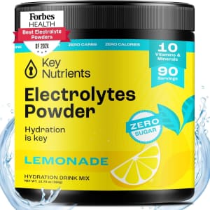 Key Nutrients Multivitamin Electrolyte Hydration Powder 90-Serving Canister: $22 w/ Subscribe & Save