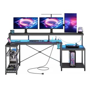 Bestier L-Shaped Gaming Desk: $153 Bestier L-Shaped Gaming Desk: $153