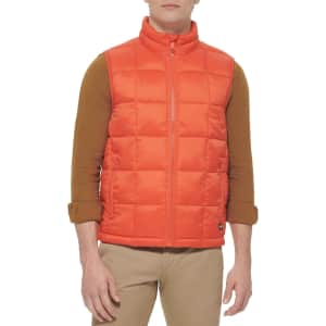 Dockers Men's Quilted Puffer Vest: $29 Dockers Men's Quilted Puffer Vest: $29