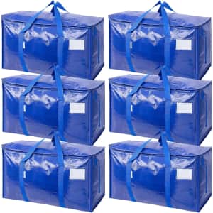 Ticonn Extra Large Moving Bags 6-Pack: $20.19