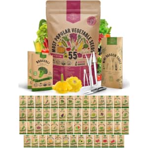 35,600+ Vegetable Seeds Variety Pack: $24 35,600+ Vegetable Seeds Variety Pack: $24