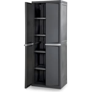 Sterilite Adjustable 4-Shelf Storage Cabinet: $108