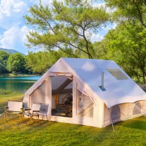 8 to 10-Person Inflatable Camping Tent: $280.60