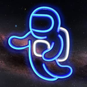 Astronaut Neon Light: $14
