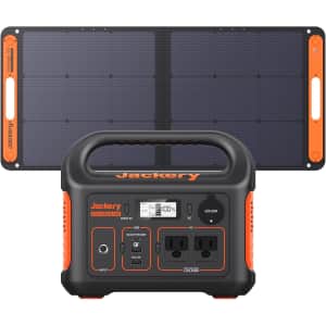 Jackery Solar Generator 300 with 100W SolarSaga Panel: $299