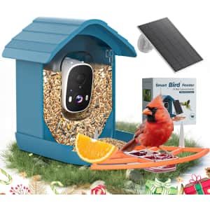 Solar Smart Bird Feeder with 2K Camera: $49.99
