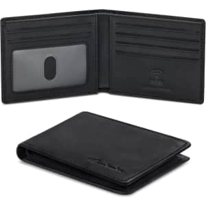 Travelambo Genuine Leather Wallet for Men: From $6.99
