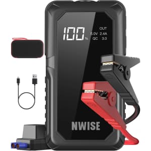 NWise 20,000mAh Portable Battery Starter: $28