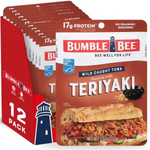 Bumble Bee Teriyaki Seasoned Tuna Pouch 12-Pack: $8.87 via Sub & Save