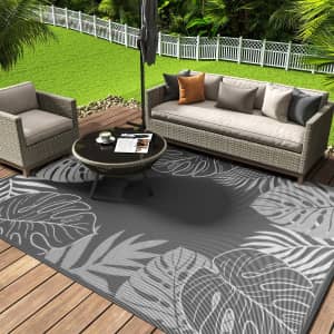 5x8-Foot Reversible Waterproof Outdoor Rug: $16 5x8-Foot Reversible Waterproof Outdoor Rug: $16