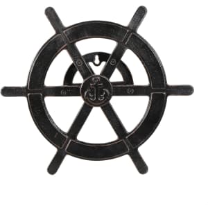 Christopher Knight Home Ship Wheel Hose Holder: $44 Christopher Knight Home Ship Wheel Hose Holder: $44