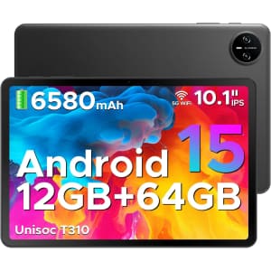 Doogee Tab A9 10" 12GB + 64GB Android 15 Tablet: $81