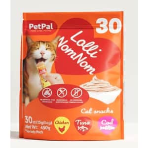 PetPal Lolli NomNom Squeezable Cat Treats 30-Pack: $10.49 PetPal Lolli NomNom Squeezable Cat Treats 30-Pack: $10.49