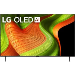 LG Class B5 Series 48" 4K OLED AI UHD Smart webOS TV (2025): $700