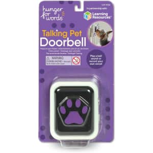 Talking Pet Doorbell: $6 Talking Pet Doorbell: $6