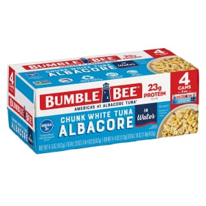 Bumble Bee 5-oz. Chunk White Albacore Tuna 4-Pack: $3.15 via Sub & Save