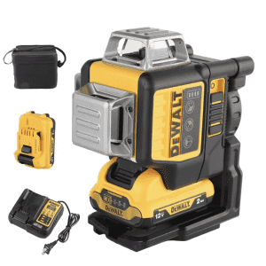 DeWalt 12V Max Green 3x360 Laser Level w/ Battery and Charger: $42