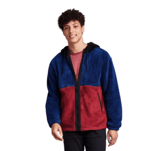 Original Use Men's Hooded Fuzzy Knit Jacket: $12.99
