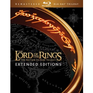 Lord of the Rings Trilogy: Remaster Extended Edition on Blu-ray: $30 Lord of the Rings Trilogy: Remaster Extended Edition on Blu-ray: $30