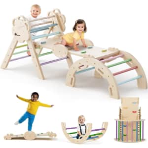 Cosyland Pikler 8-in-1 Indoor Climbing Toy: $94.99