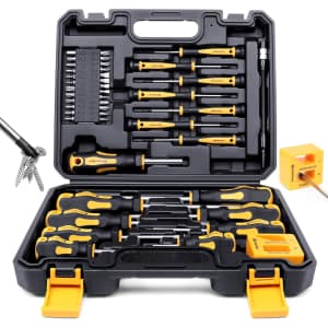Amartisan 43-Piece Magnetic Screwdrivers Set: $15