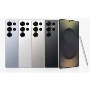 Unlocked Samsung Galaxy S25 Ultra Android Smart Phones: Up to $700 off w/ trade