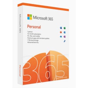 Microsoft 365 1-Year Subscription: $40
