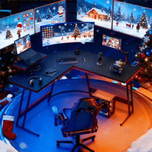 Homall 51.2" L-Shaped Gaming Desk: $49.99