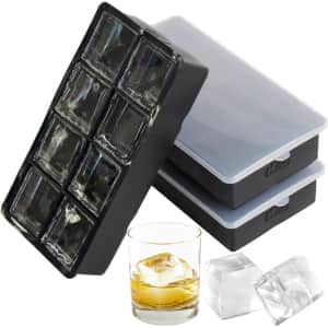 Gorilla Grip Slow Melting Large Silicone Ice Cube Tray 2-Pack: $6.97