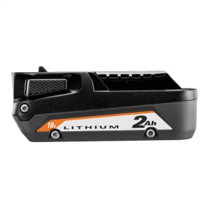 Rigid 18V 2.0Ah Li-Ion Battery 2-Pack: $69