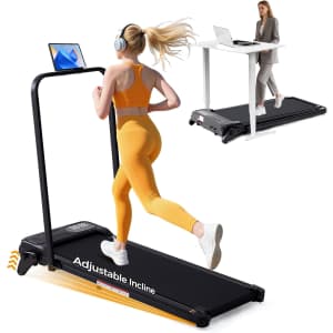 Foldable Walking Pad Treadmill: $95