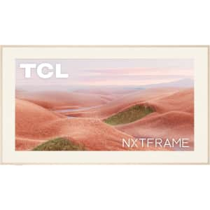 TCL NXTFRAME 55A300W 55" 4K HDR 120Hz QLED UHD Smart TV: $800