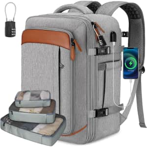 Vancropak 40L Carry-On Backpack Set: $26.51