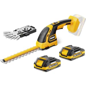 21V Cordless Hedge Trimmer w/ 2 Batteries: $28 21V Cordless Hedge Trimmer w/ 2 Batteries: $28